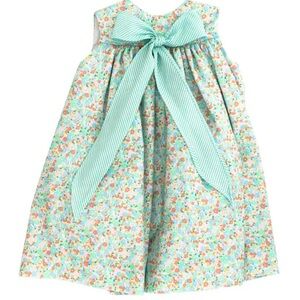 Bailey Boys Float Posh Petal Girl’s Spring Easter Dress with Bow Blue 3 Months